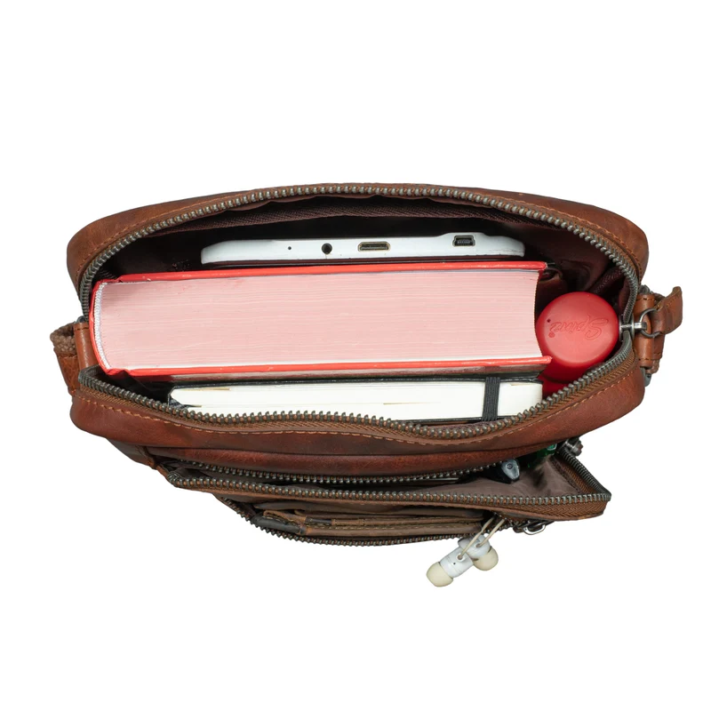 "Bruce" Vintage Herrentasche Ledertasche