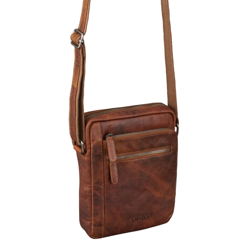 "Bruce" Vintage Herrentasche Ledertasche
