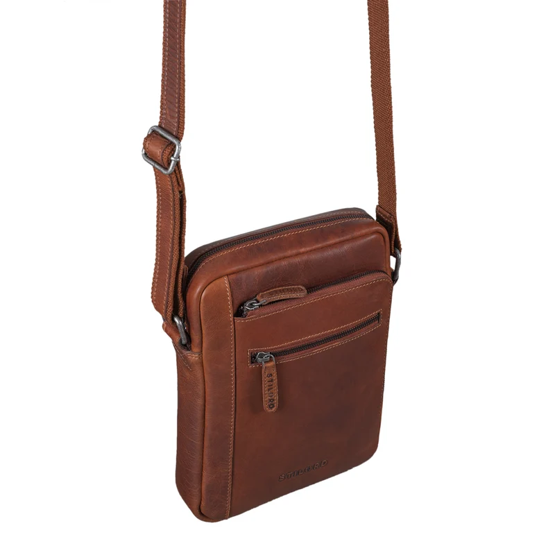 "Bruce" Vintage Herrentasche Ledertasche