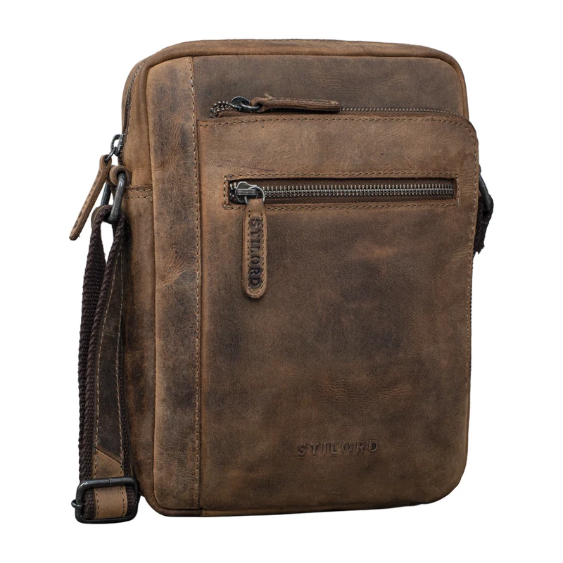 "Bruce" Vintage Herrentasche Ledertasche