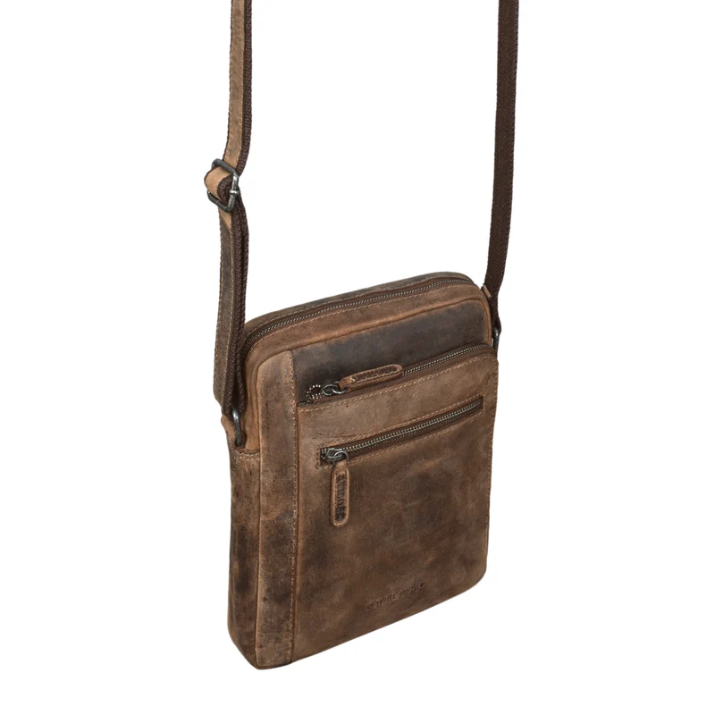 "Bruce" Vintage Herrentasche Ledertasche