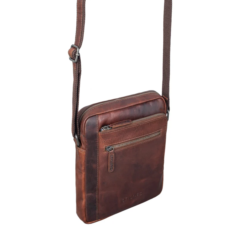 "Bruce" Vintage Herrentasche Ledertasche
