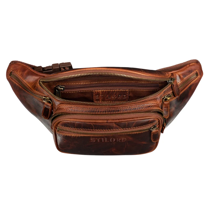 "Caspar" Gürteltasche Leder Groß