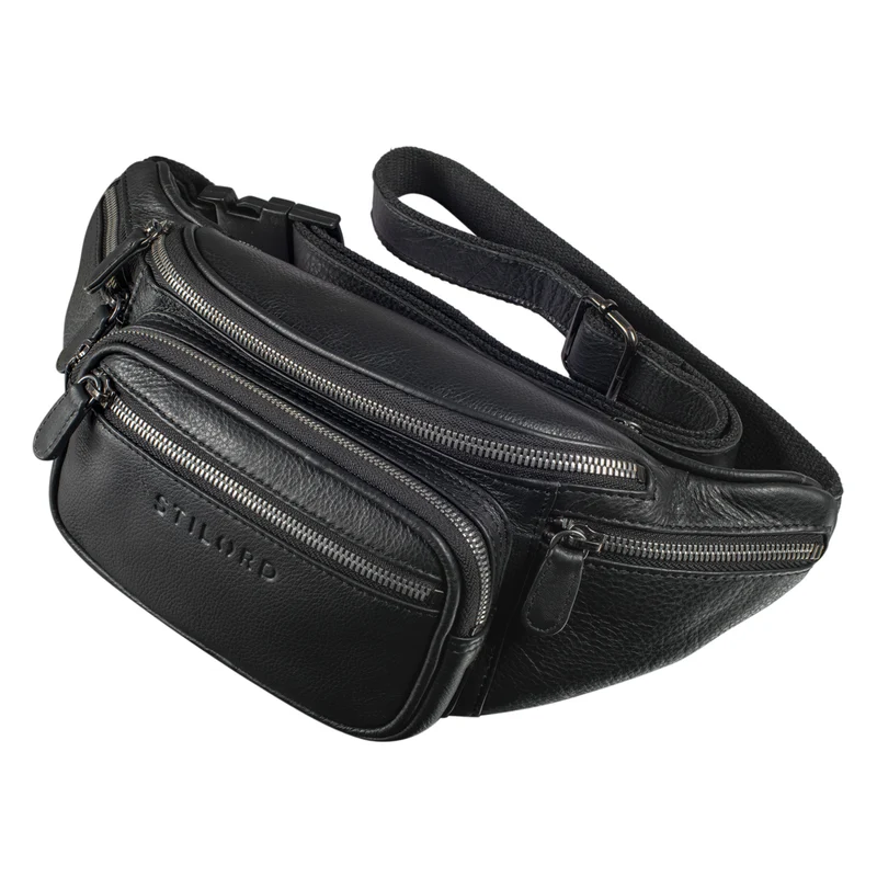 "Caspar" Gürteltasche Leder Groß