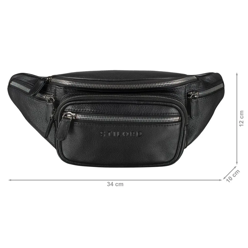 "Caspar" Gürteltasche Leder Groß