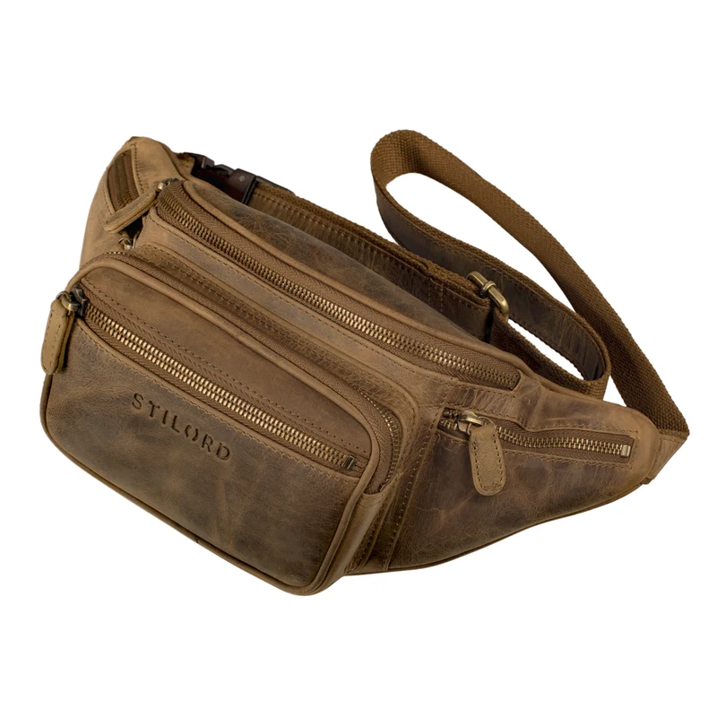 "Caspar" Gürteltasche Leder Groß