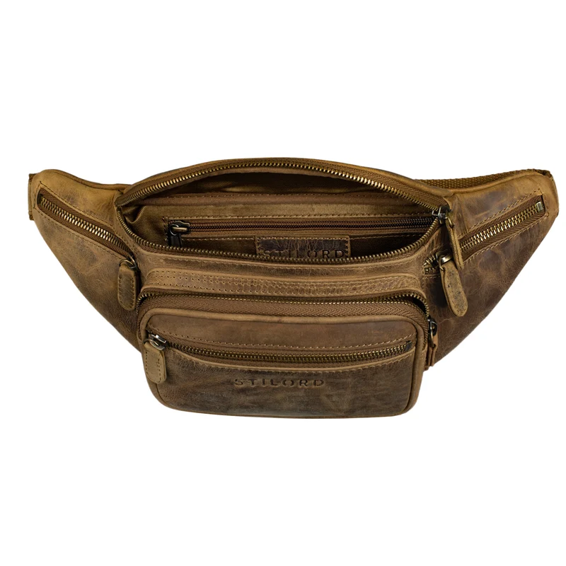 "Caspar" Gürteltasche Leder Groß
