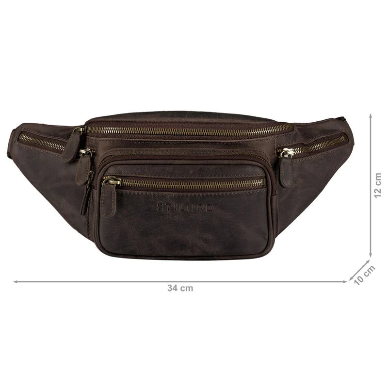 "Caspar" Gürteltasche Leder Groß