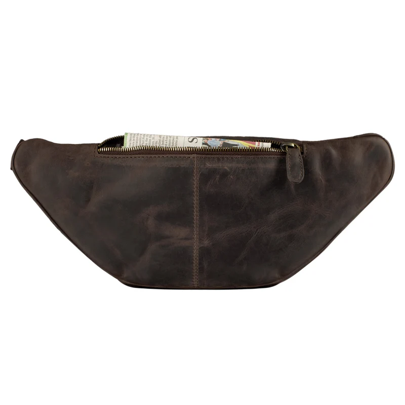 "Caspar" Gürteltasche Leder Groß