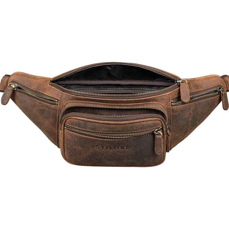 "Caspar" Gürteltasche Leder Groß
