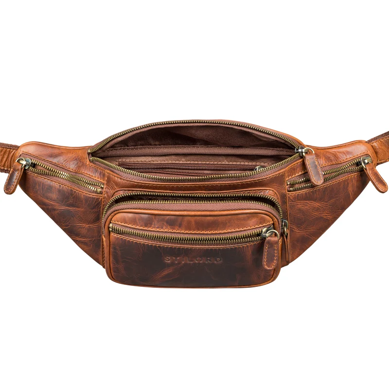 "Caspar" Gürteltasche Leder Groß