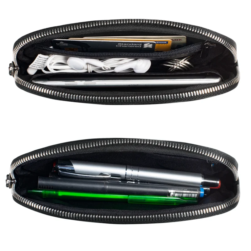 "Mike" Vintage Leder Etui für Stifte Kabel oder Schlüssel Echtleder