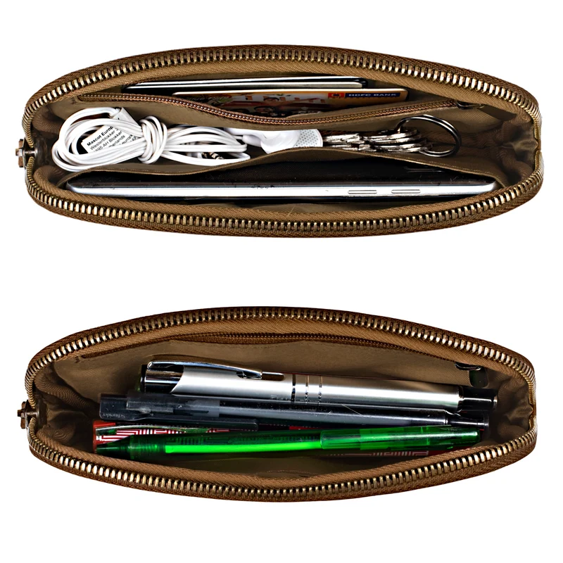 "Mike" Vintage Leder Etui für Stifte Kabel oder Schlüssel Echtleder