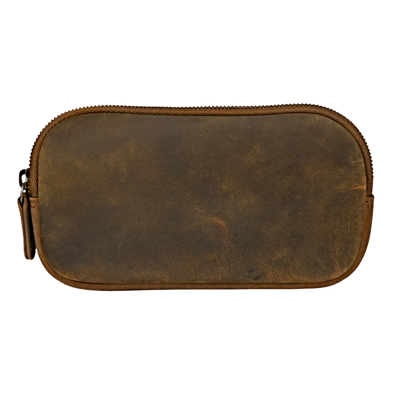 "Mike" Vintage Leder Etui für Stifte Kabel oder Schlüssel Echtleder