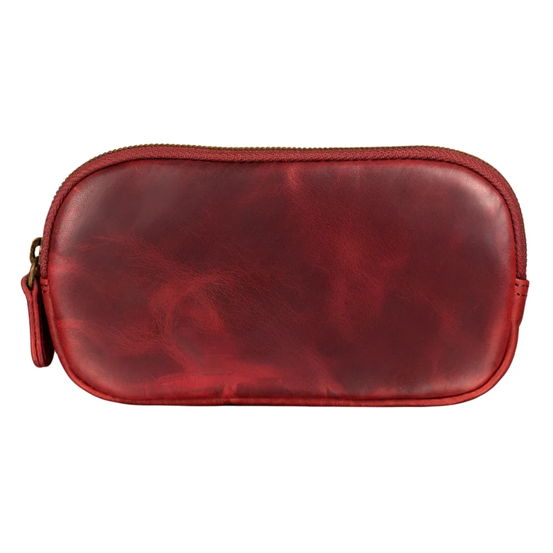 "Mike" Vintage Leder Etui für Stifte Kabel oder Schlüssel Echtleder