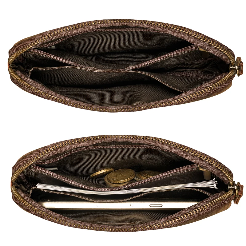 "Mike" Vintage Leder Etui für Stifte Kabel oder Schlüssel Echtleder