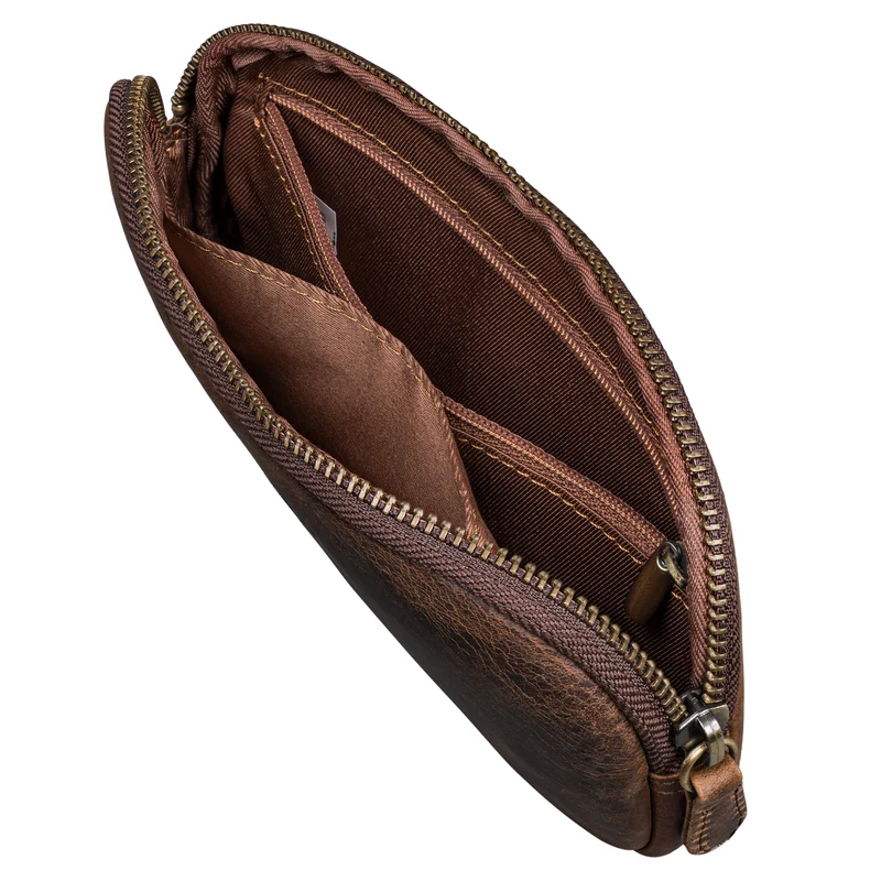 "Mike" Vintage Leder Etui für Stifte Kabel oder Schlüssel Echtleder