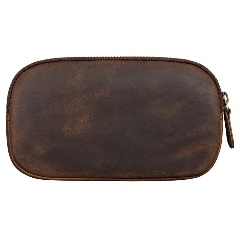"Mike" Vintage Leder Etui für Stifte Kabel oder Schlüssel Echtleder