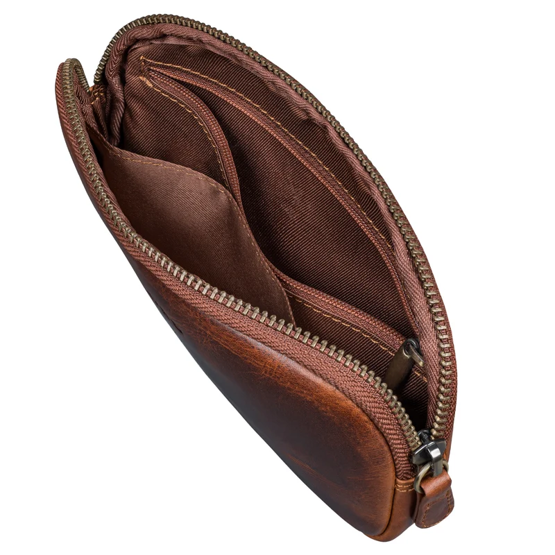 "Mike" Vintage Leder Etui für Stifte Kabel oder Schlüssel Echtleder