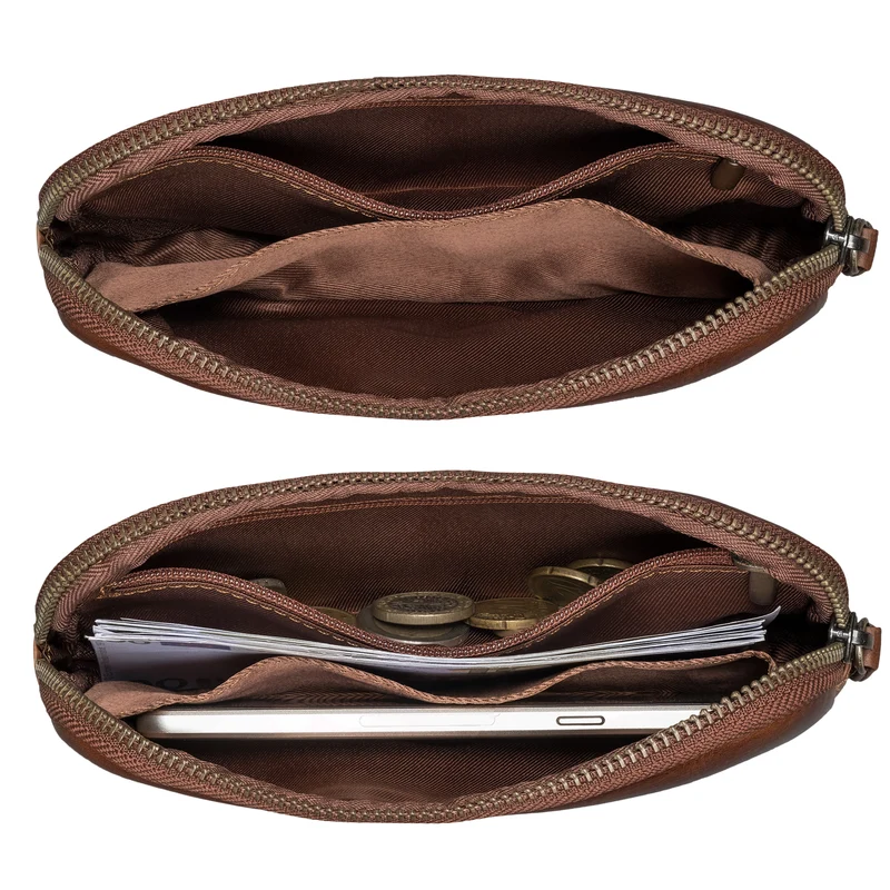 "Mike" Vintage Leder Etui für Stifte Kabel oder Schlüssel Echtleder