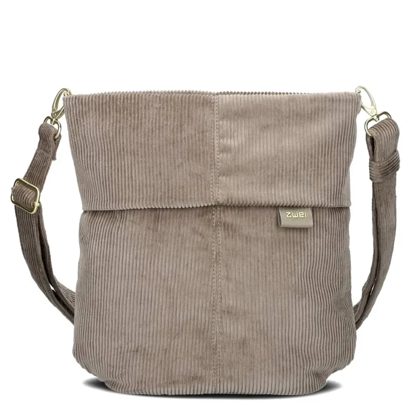 zwei Mademoiselle M90 - Umhängetasche 28 cm (cord-mocca)