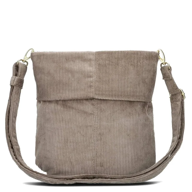 zwei Mademoiselle M90 - Umhängetasche 28 cm (cord-mocca)