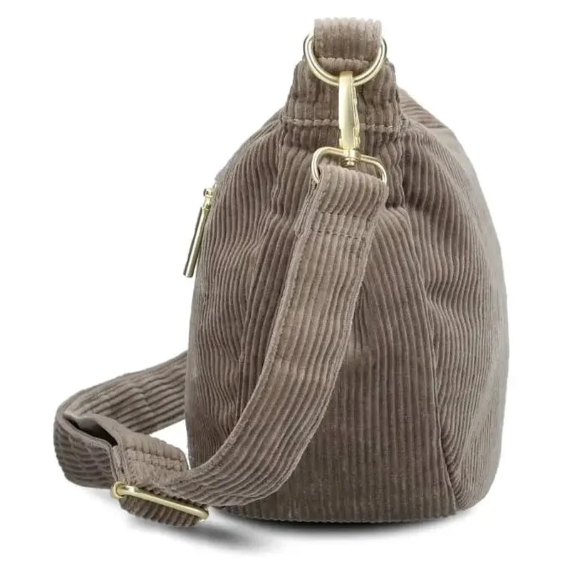 zwei Mademoiselle M70 - Umhängetasche 34 cm (cord-mocca)
