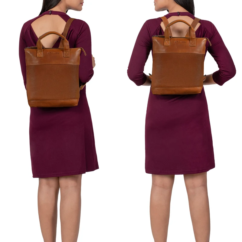 "Josie" Rucksacktasche Leder Damen