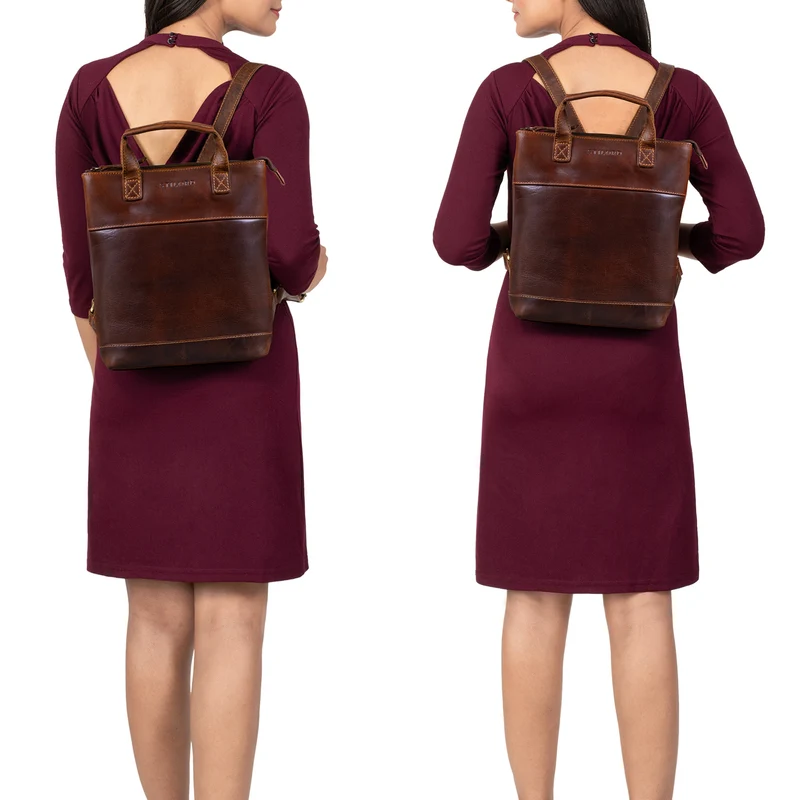 "Josie" Rucksacktasche Leder Damen