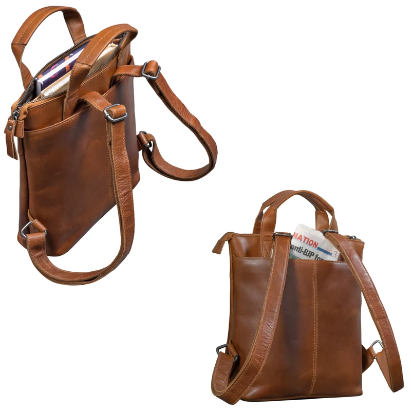 "Josie" Rucksacktasche Leder Damen
