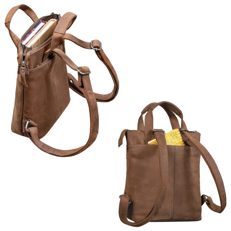 "Josie" Rucksacktasche Leder Damen
