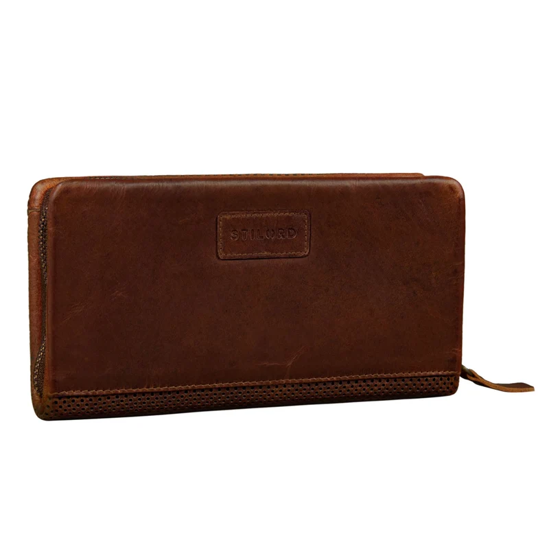 "Mina" Portmonee Damen Leder RFID