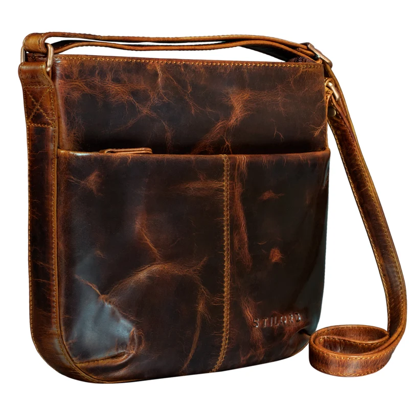 "Lucy" Crossbody Bag Damen Leder