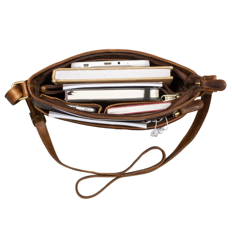 "Lucy" Crossbody Bag Damen Leder