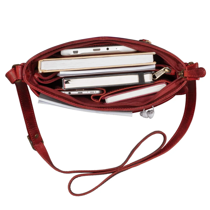 "Lucy" Crossbody Bag Damen Leder