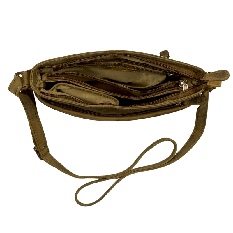 "Lucy" Crossbody Bag Damen Leder