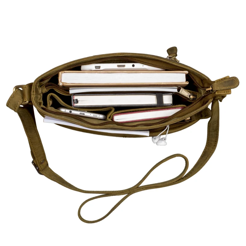 "Lucy" Crossbody Bag Damen Leder