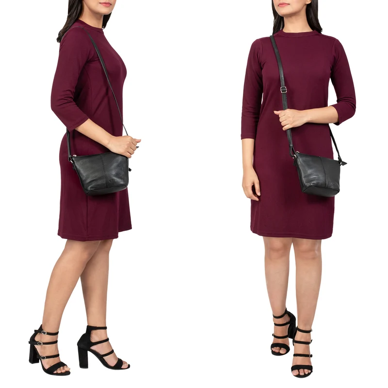"Leila" Mini Handtasche Damen Leder