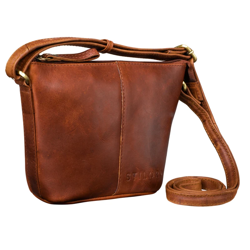 "Leila" Mini Handtasche Damen Leder