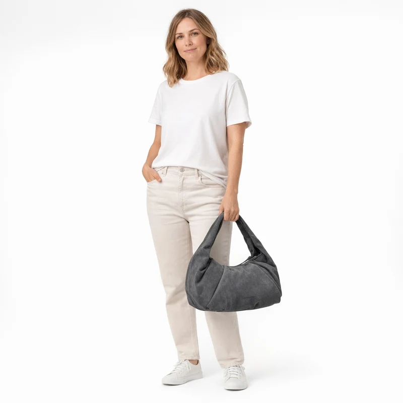 Les Visionnaires Greta Essential Cozy - Henkeltasche 37 cm (asphalte)