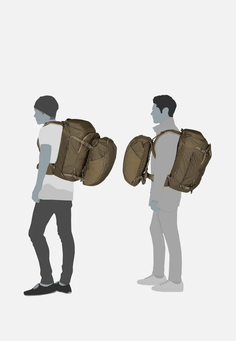 Landmark Travel 60L Deep Khaki - Reiserucksack