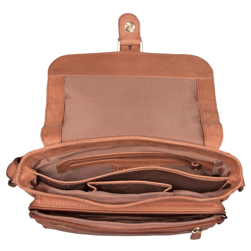 B-WARE "Lucian" Vintage Umhängetasche Leder klein