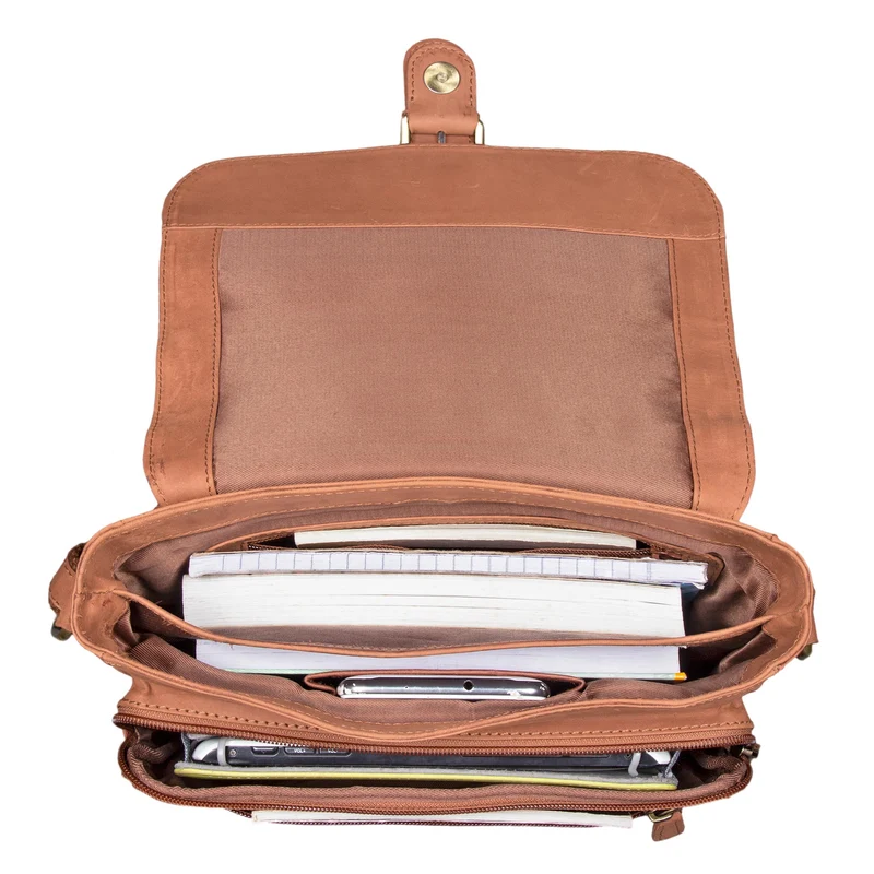 B-WARE "Lucian" Vintage Umhängetasche Leder klein