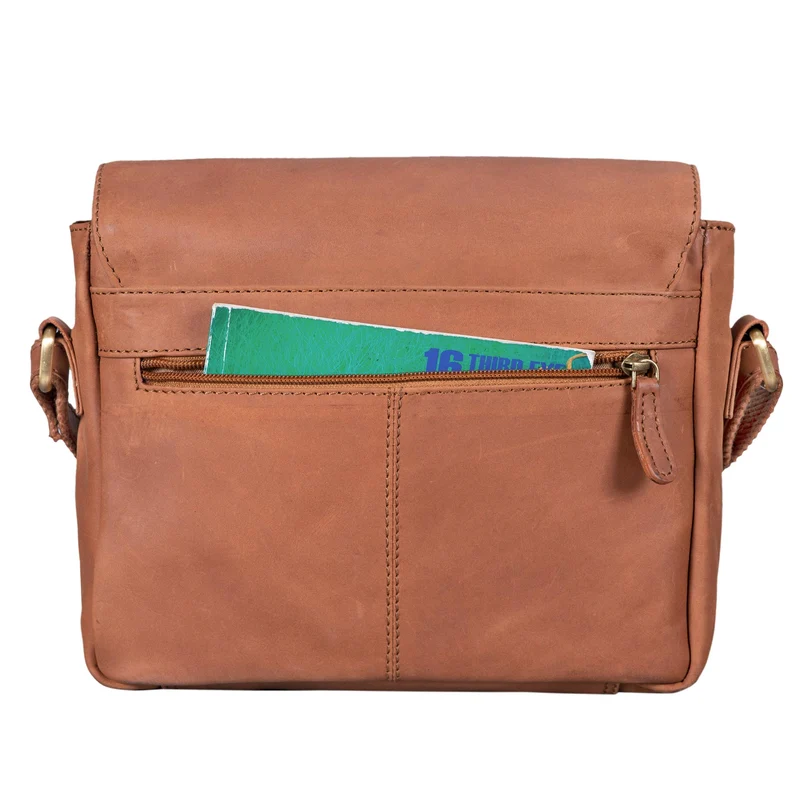 B-WARE "Lucian" Vintage Umhängetasche Leder klein