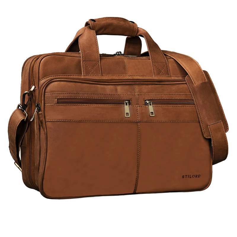 B-WARE "Alexander" Lehrertasche Herren Leder Vintage