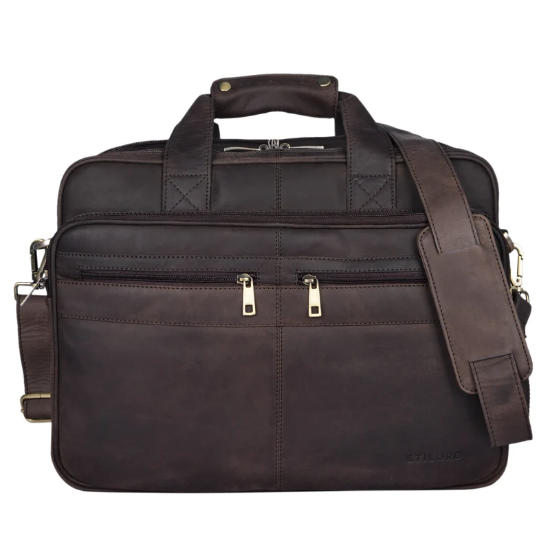 B-WARE "Alexander" Lehrertasche Herren Leder Vintage