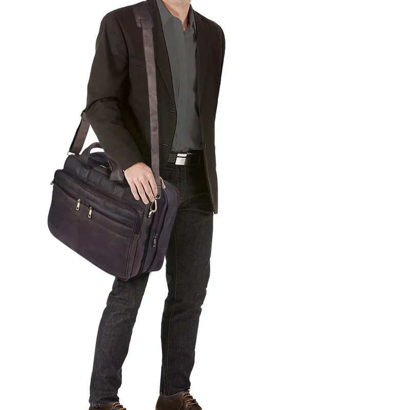 B-WARE "Alexander" Lehrertasche Herren Leder Vintage