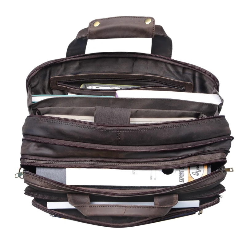 B-WARE "Alexander" Lehrertasche Herren Leder Vintage