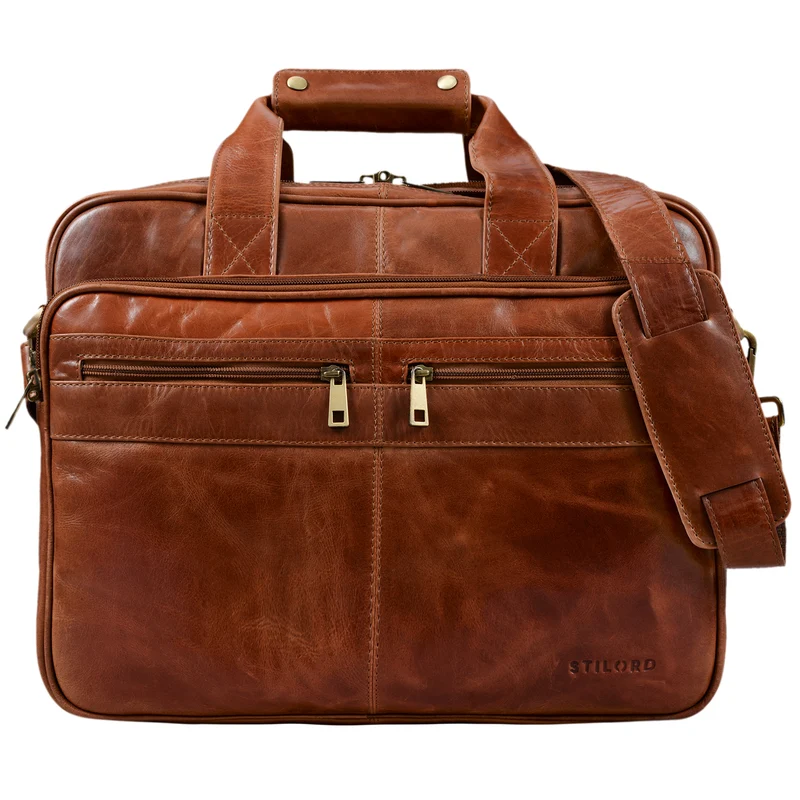 B-WARE "Alexander" Lehrertasche Herren Leder Vintage