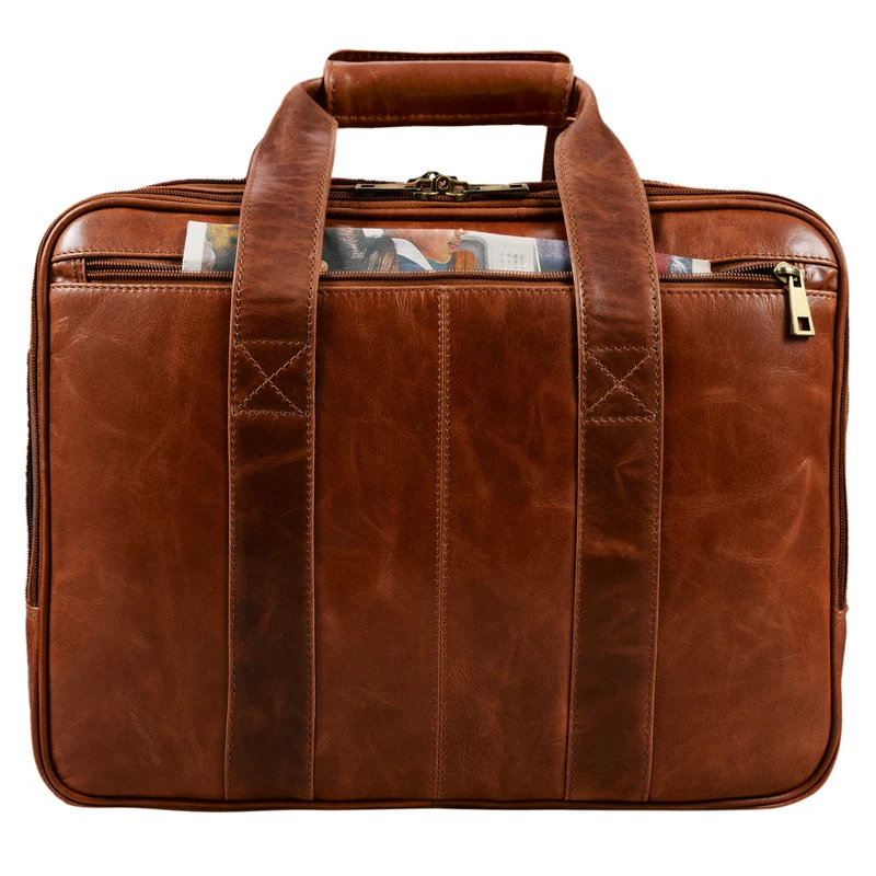 B-WARE "Alexander" Lehrertasche Herren Leder Vintage